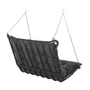 Arruda - Outdoor Wicker Porch Swing With Cushions