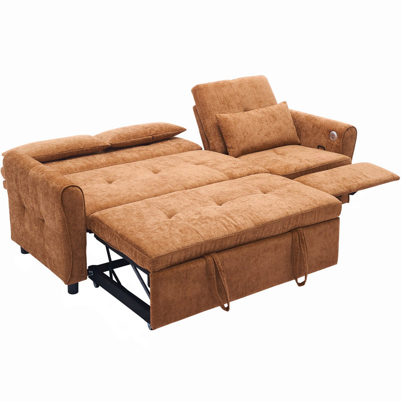 3 Seater Sofa Bed And Reversible Recliner