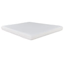 6" Firm Full Size Gel Memory Foam Mattress With Cooling Technology - White