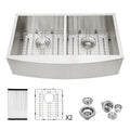 Farmhouse Double Bowl Sink With 50/50 Layout