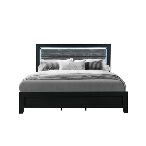 Carlos - 5 Pieces Queen Bedroom Set - Black