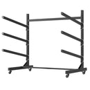 Freestanding Kayak Storage Rack With Lockable Wheels For Kayak, Canoe, Sup & Surfboard