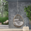 Morris Teardrop - Hanging Chair With Chain And Water Resistant Cushions