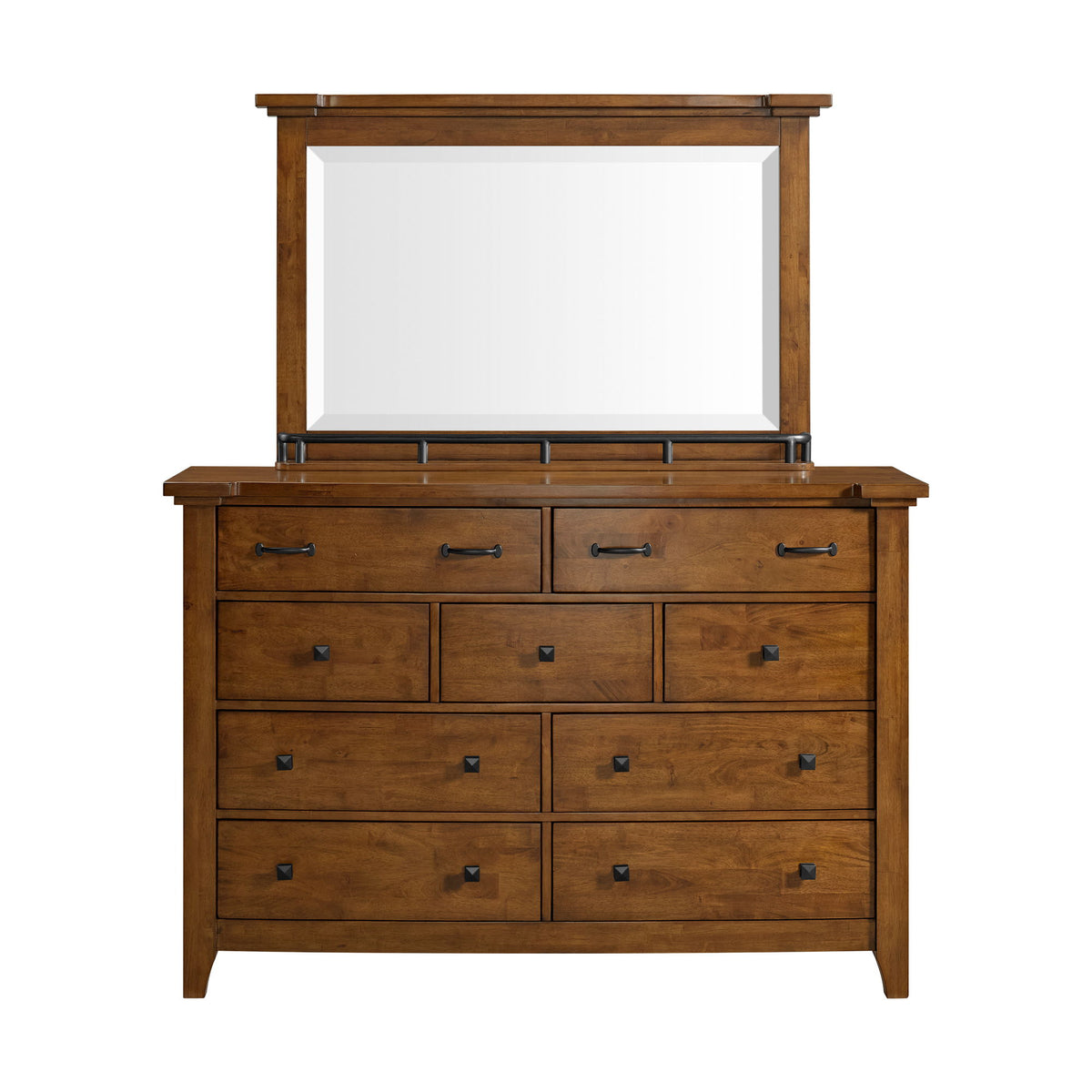 Gage 9-Drawer Dresser in Light Brown by Elements International, view 15
