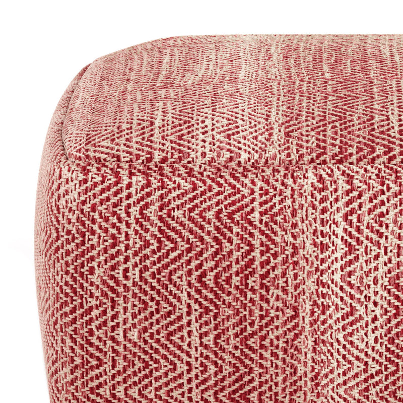 Nate - Handcrafted Square Pouf