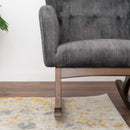 Alistair - Rocking Chair - Brown / Dark Gray