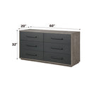 Estevon - Dresser - Gray Oak