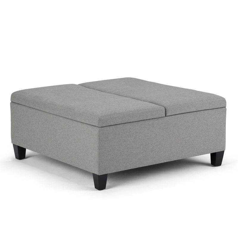 Ellis - Coffee Table Storage Ottoman Contemporary Design