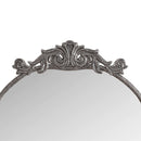Full Body Arched Mirror With Vintage Carved Applique