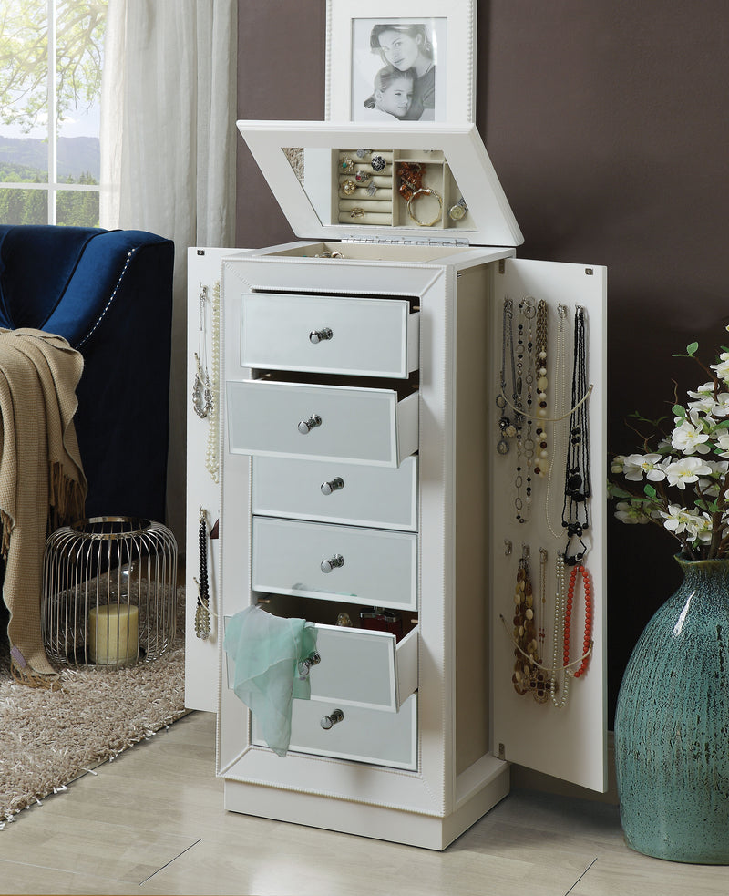 Talor - Jewelry Armoire - White