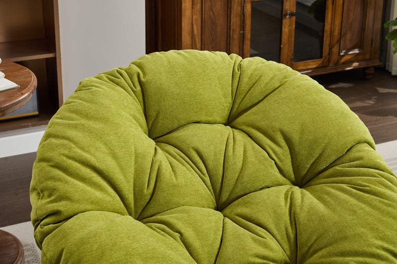 Oversized Swivel Accent Chair, 360 Swivel Barrel Chair, Papasan Chair For Living Room Bedroom