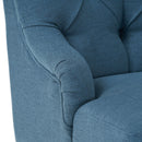 Nicole - French Style Upholstered Loveseat With Tufted Backrest