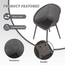 4 Pack Lounge Chair Set With Long Table