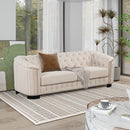 Sofa With Thick Removable Seat Cushion, 3 Seater