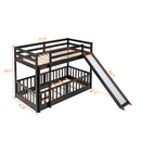 Bunk Bed With Convertible Ladder And Slide
