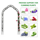 Metal Garden Arch Assemble Freely With 8 Styles Garden Arbor Trellis Climbing Plants Support Rose Arch