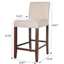 Dorian - Counter Chair (Set of 2) - Beige