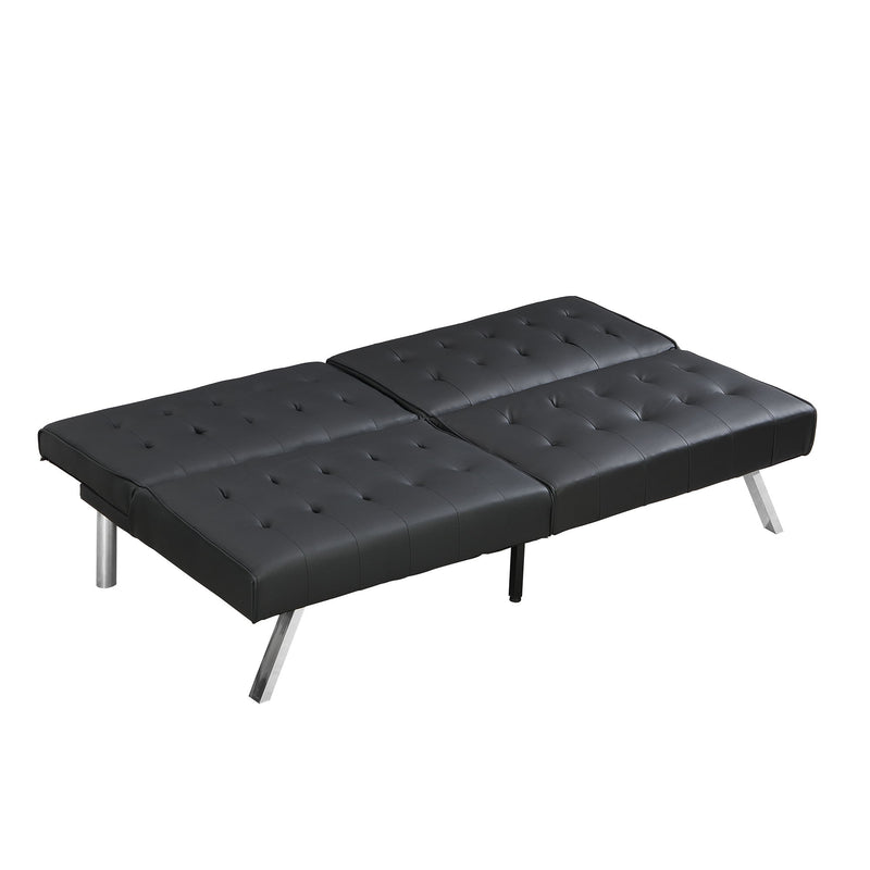 Comfortable Futon Sofa Bed - Black