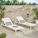 Outdoor Nylon Mesh Chaise Lounge, (Set of 2)