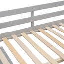 Loft Bed With Retractable Writing Desk And 3 Drawers With Storage Stairs And Shelves