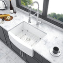 Farmhouse Sink, Apron Front Single Bowl With Arch Edge Design
