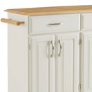 Blanche - Kitchen Cart - White - Wood - 36"