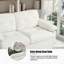 Convertible Pull Out Sofa Bed Queen Size, 3 In 1 With Side Storage