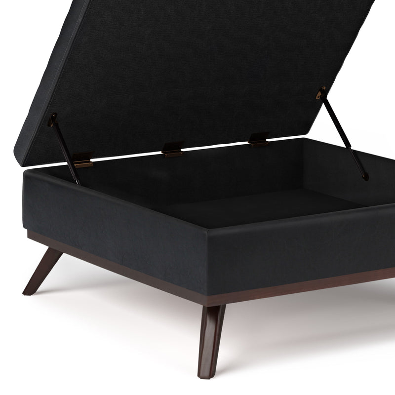 Owen - Multifunctional Square Coffee Table Storage Ottoman