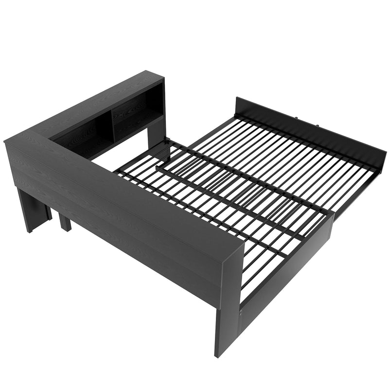 Daybed With Trundle, Storage Cabinets And USB Ports