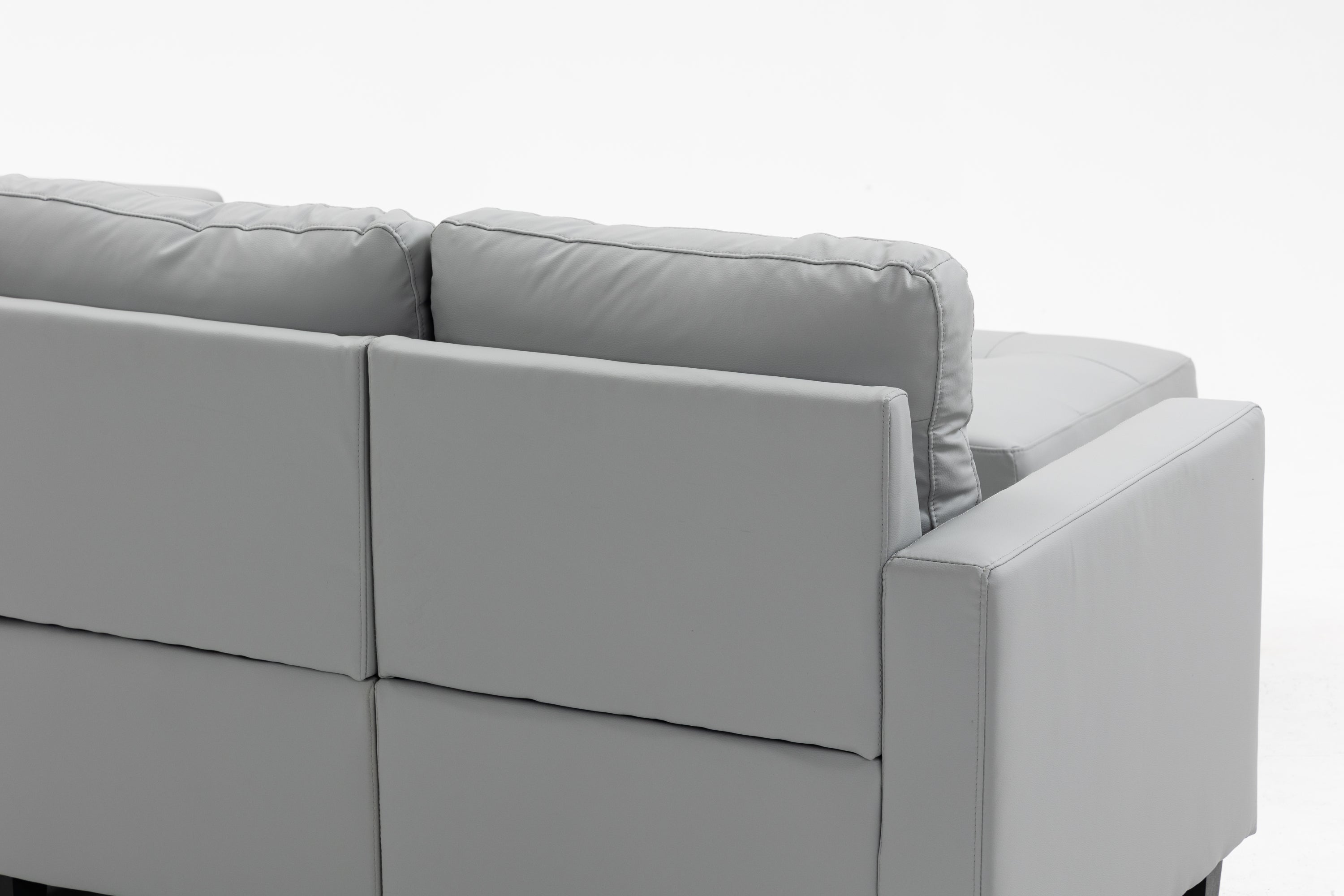 Modular Sectional Sofa Assemble Modular Sectional Sofas Bundle Set Cushions, Easy to Assemble Left & Right Arm Chair,Corner Chair, Ottomans Table