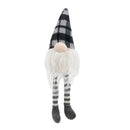 3 Pieces Sitting Gnome, Christmas Table Home Ornaments For Holiday Party Gifts - White / Gray