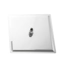 16" Square Rainfall Shower Head Fixed Wall Mount With Full Body Coverage & Self Cleaning Silicone Nozzles