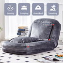 Contemporary Folding Sofa Chair With 5 Adjustable Positions For Gaming, Meditation, And Relaxation