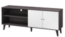 Amidon - TV Stand, With 2 Storage Shelves And 1 Cabinet