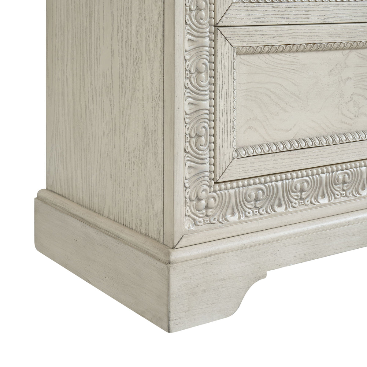 Romilly Storage Bedroom Set in White by Elements International, view 15
