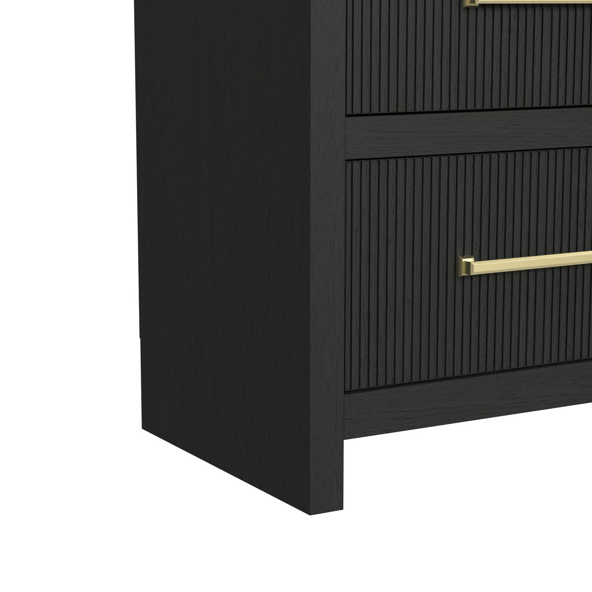 Ridgemont Side Piers in Black by Elements International, view 18