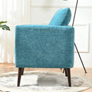 Modern Accent Upholstered Armchair With Pillow