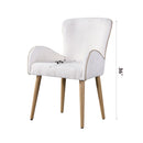 Qwin - Boucle Side Chair (Set of 2) - Beige