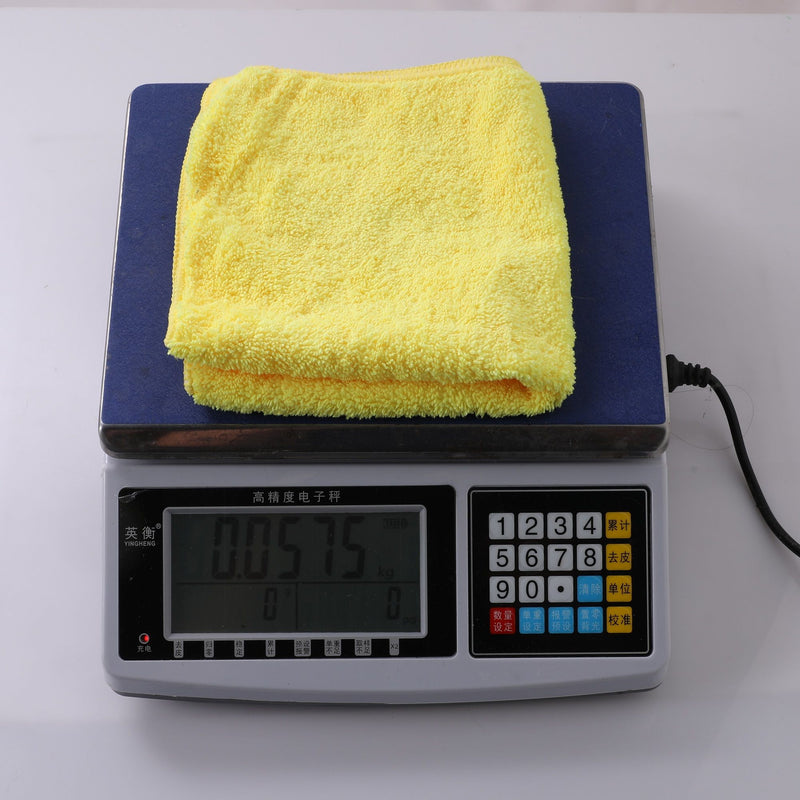 Multifunctional Microfiber Towel For Car Cleaning, Kitchen & Glass Scrubbing - Yellow