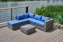 Patio Sofa With Cushions