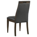 Wes - Upholstered Dining Side Chair (Set of 2) - Dark Walnut