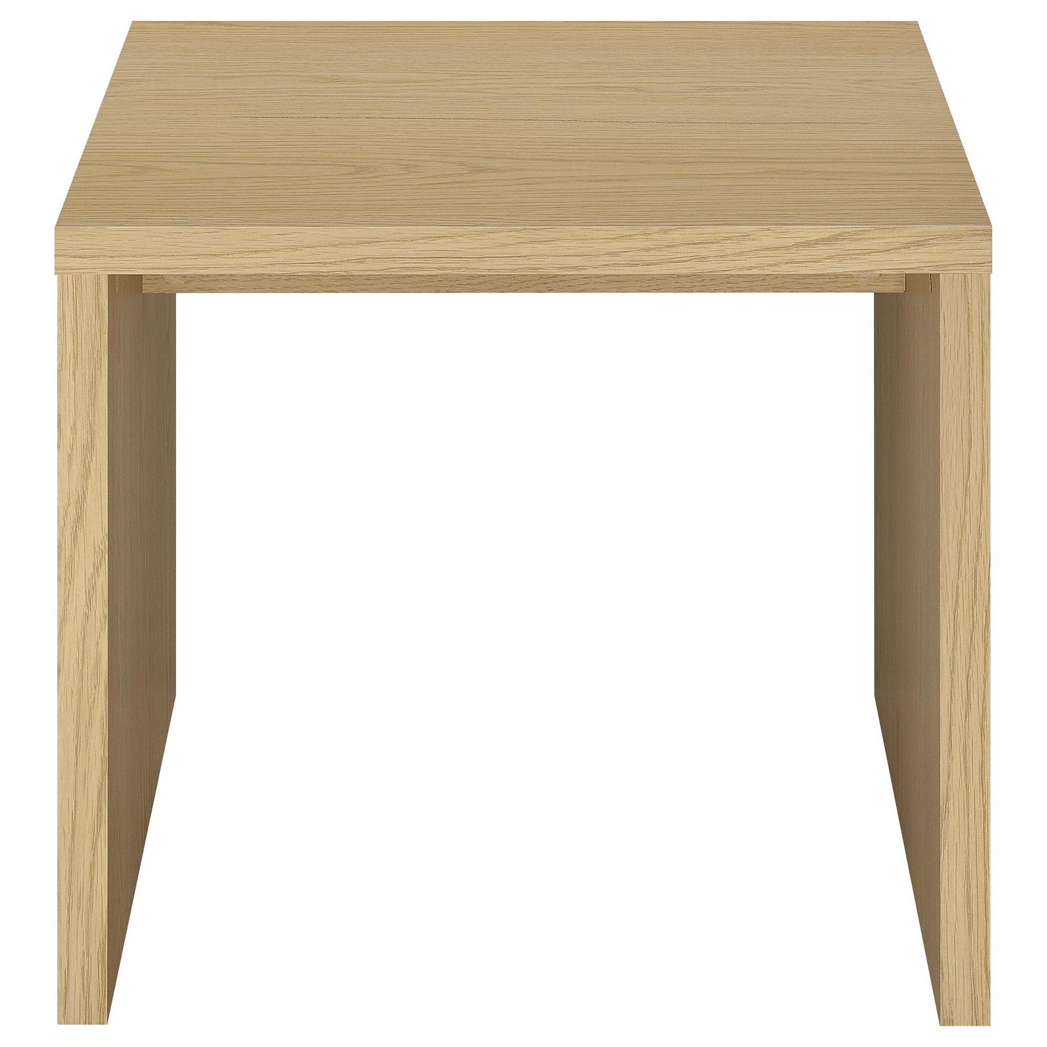 Canoga 2-piece Lift Top Cocktail Coffee Table Set Light Oak - Atlantic Fine Furniture Melbourne FL