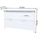 Clamp On Desk Pegboard With Single Monitor Stand