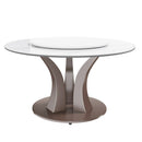 Table With Rotating Tray Scratch & Heat For Kitchen & Restaurant(Table Only - White
