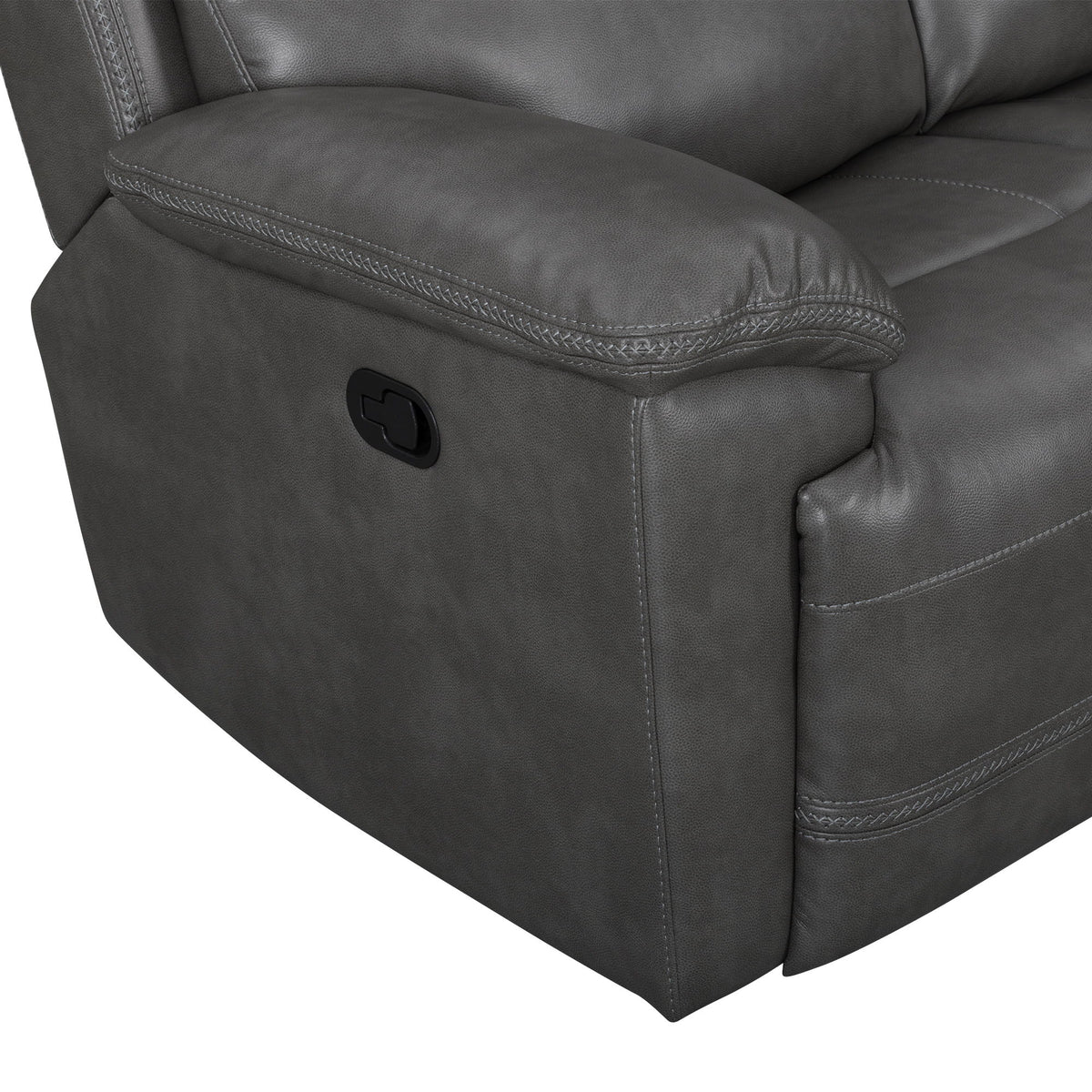 Camaro Motion Sofa in Nugget Gray by Elements International, view 7
