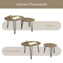 Round Nesting Coffee Table For Living Room (Set of 2)