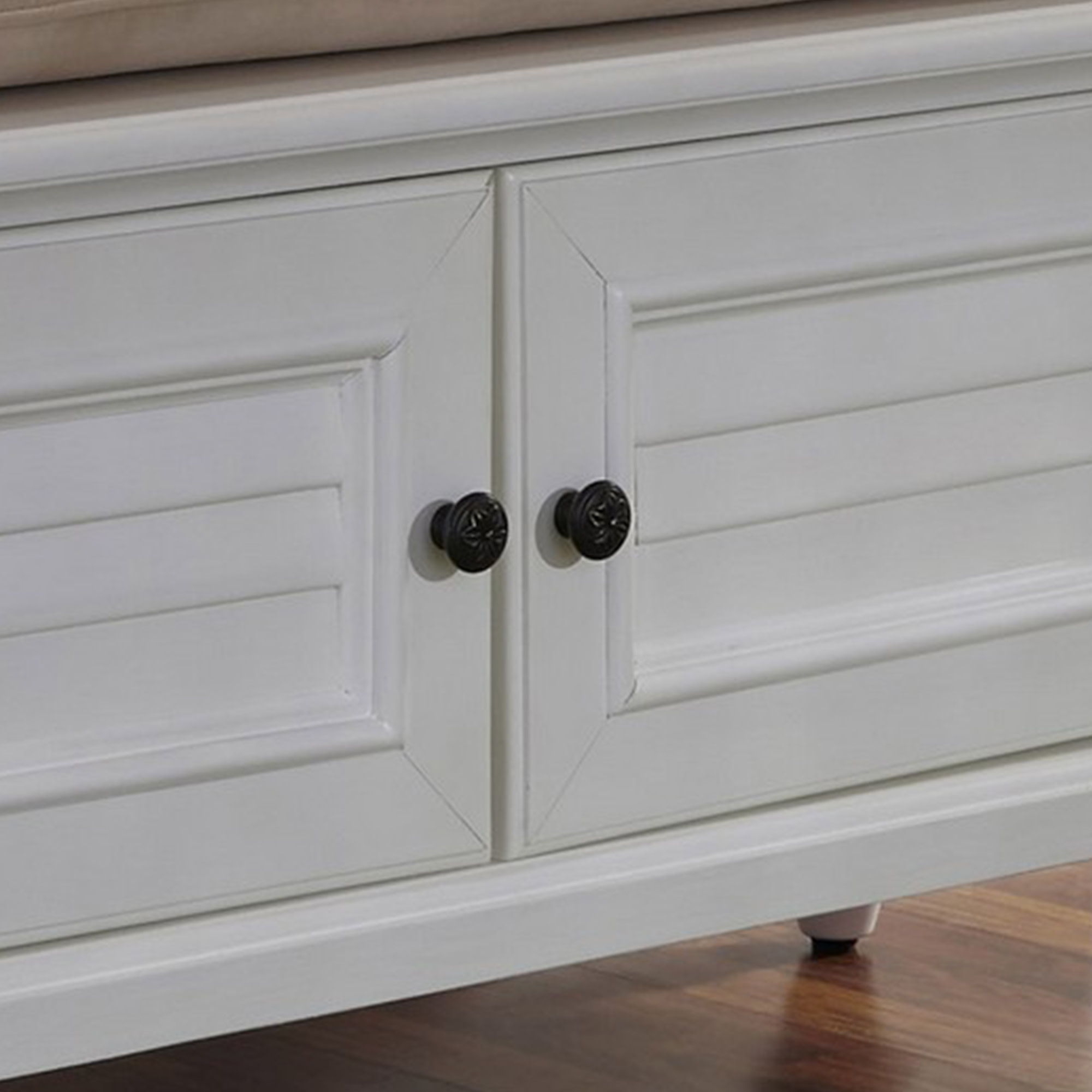 Bermuda - Storage Bench - White