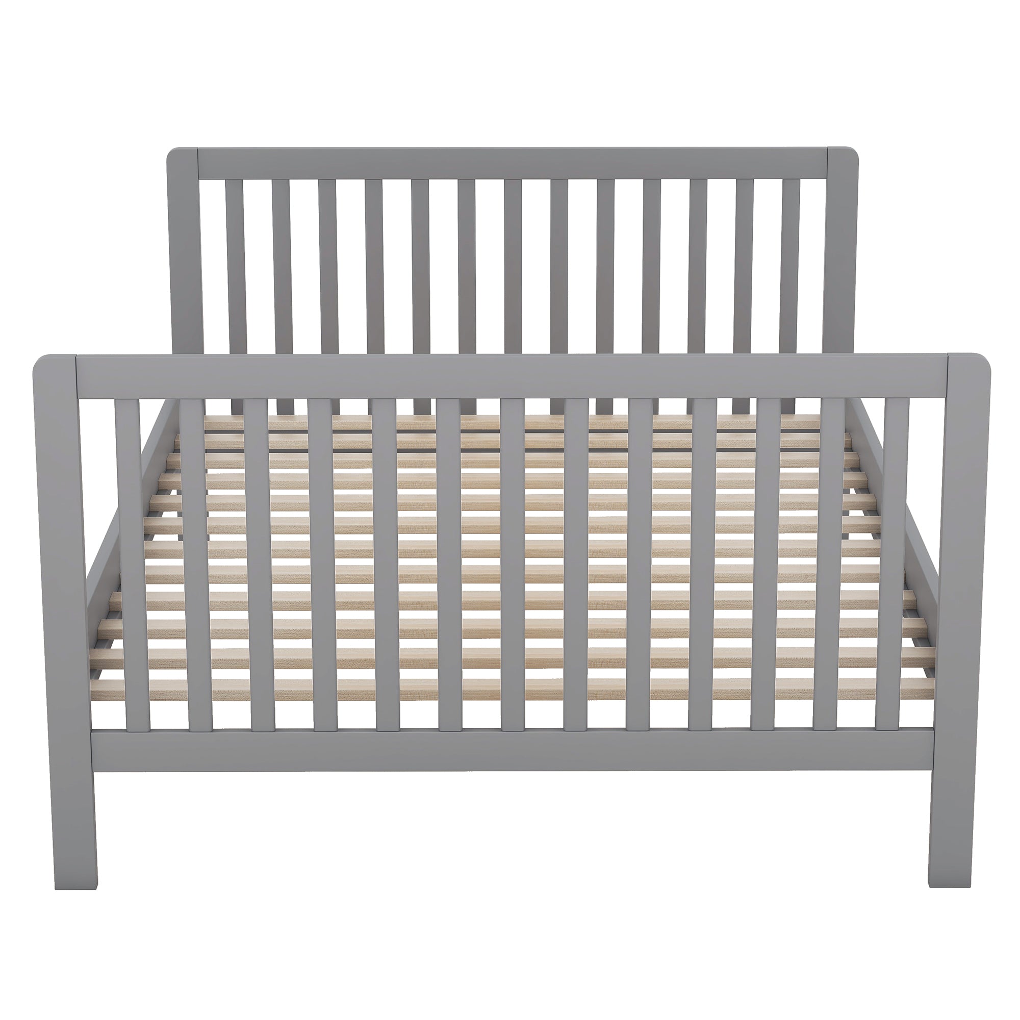 Convertible Crib/Full Size Bed with Changing Table, Gray - Atlantic Fine Furniture Melbourne FL
