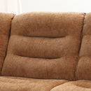 Emmy - Power Motion Sectional Sofa - Orange Chenille