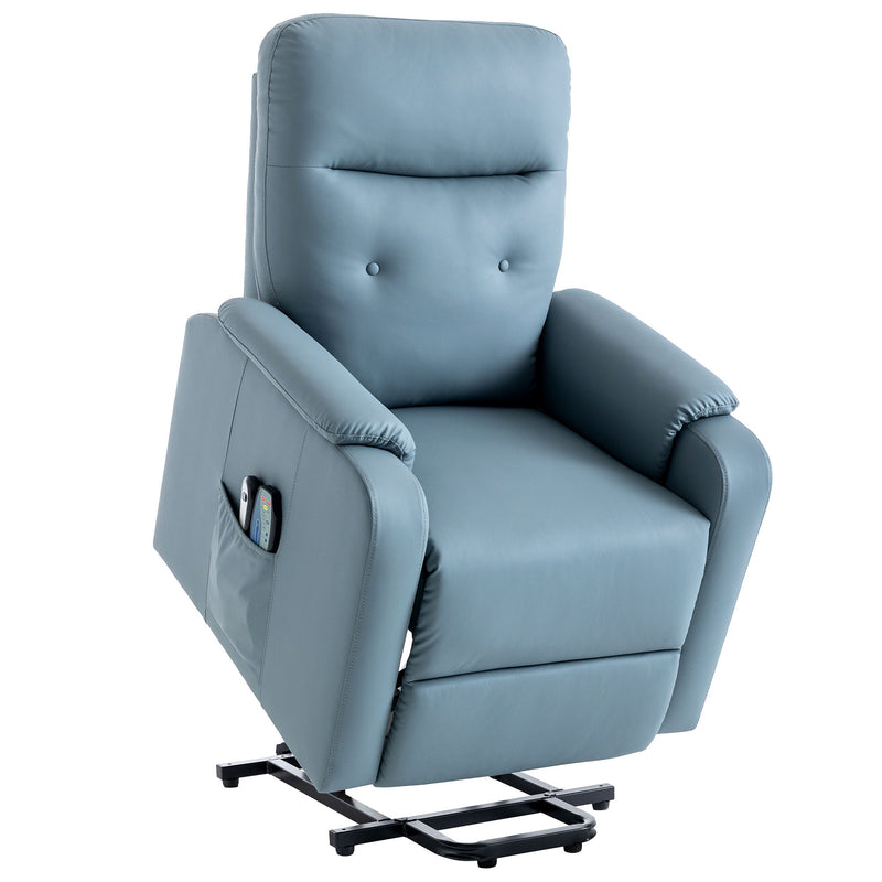 Massage Recliner Chair Electric Power Lift Chairs With Side Pocket, Adjustable Massage And Heating Function For Adults And Seniors